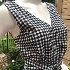 Banana Republic Gingham Jumpsuit